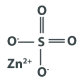 Estrutura Sulfato de Zinco